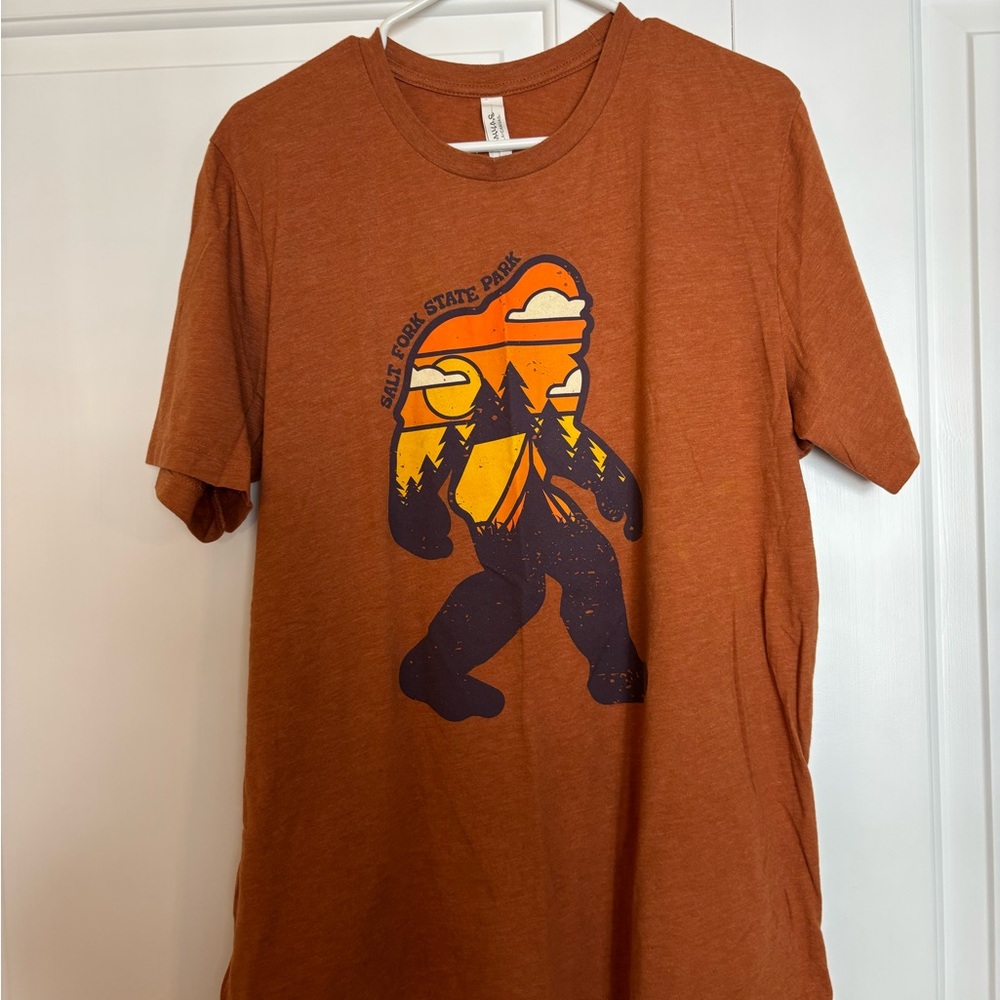 Salt Fork State Park Graphic BigfootT-Shirt - Rust